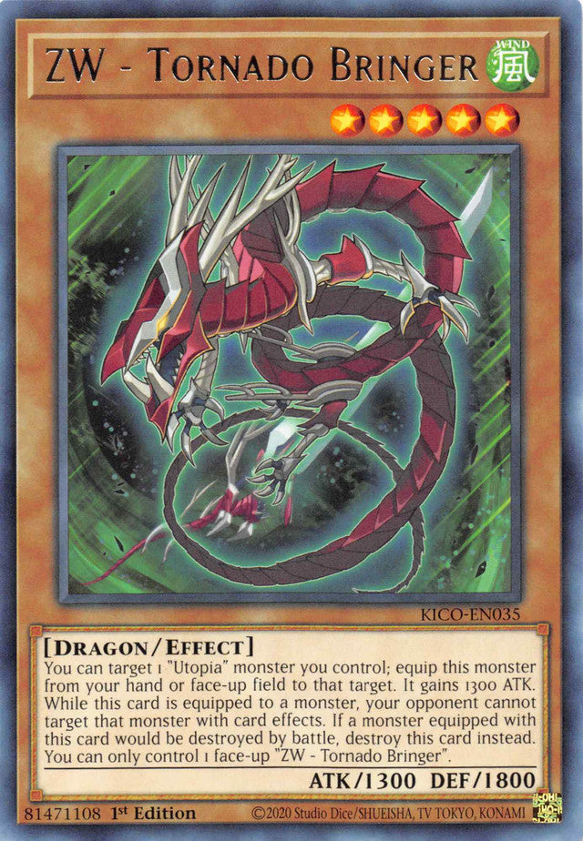 ZW - Tornado Bringer [KICO-EN035] Rare | Card Merchant Takapuna