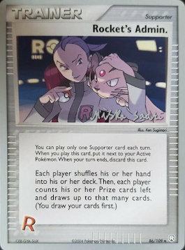 Rocket's Admin. (86/109) (Suns & Moons - Miska Saari) [World Championships 2006] | Card Merchant Takapuna