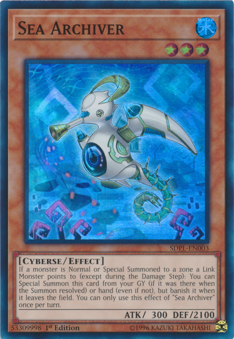 Sea Archiver [SDPL-EN003] Super Rare | Card Merchant Takapuna