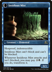 Elusive Tormentor // Insidious Mist [Shadows over Innistrad Prerelease Promos] | Card Merchant Takapuna