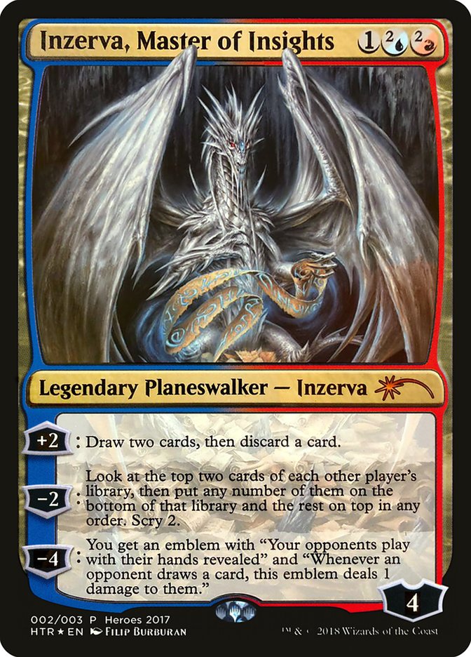 Inzerva, Master of Insights [Heroes of the Realm] | Card Merchant Takapuna