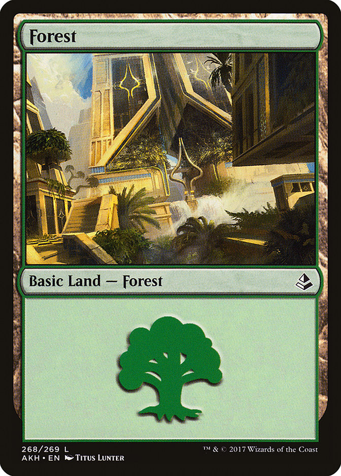 Forest (268) [Amonkhet] | Card Merchant Takapuna