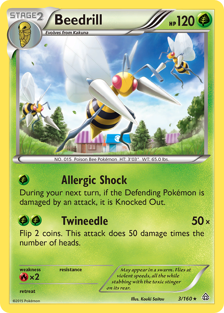 Beedrill (3/160) [XY: Primal Clash] | Card Merchant Takapuna