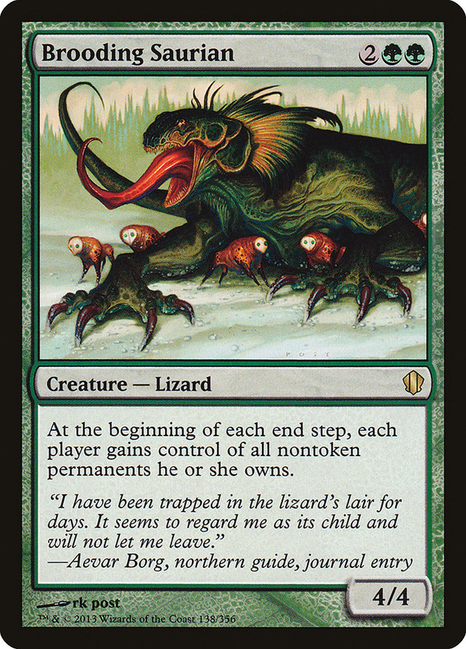 Brooding Saurian [Commander 2013] | Card Merchant Takapuna