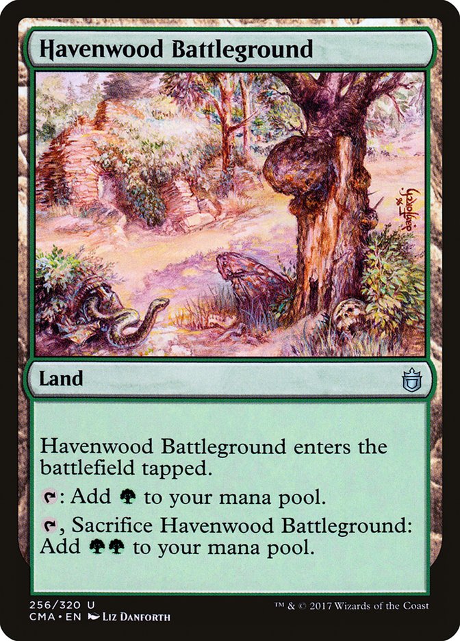 Havenwood Battleground [Commander Anthology] | Card Merchant Takapuna