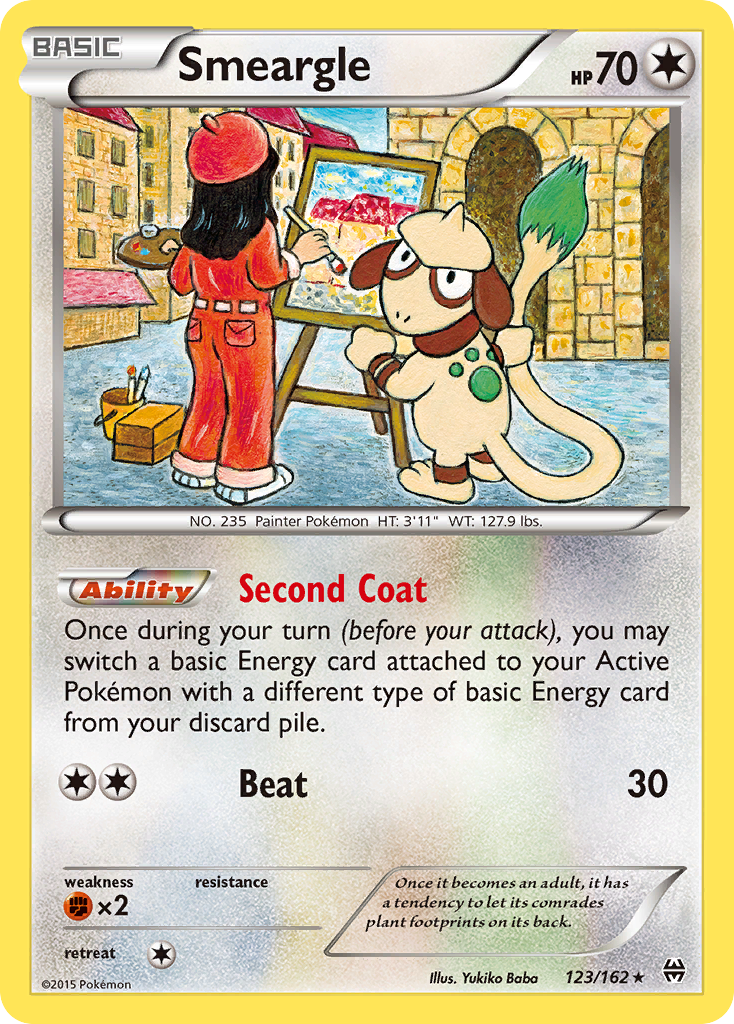 Smeargle (123/162) [XY: BREAKthrough] | Card Merchant Takapuna