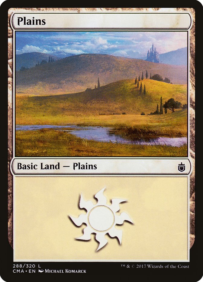 Plains (288) [Commander Anthology] | Card Merchant Takapuna