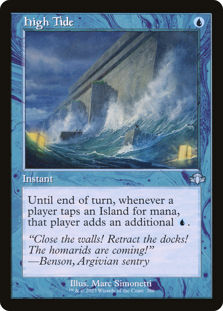 High Tide (Retro) [Dominaria Remastered] | Card Merchant Takapuna