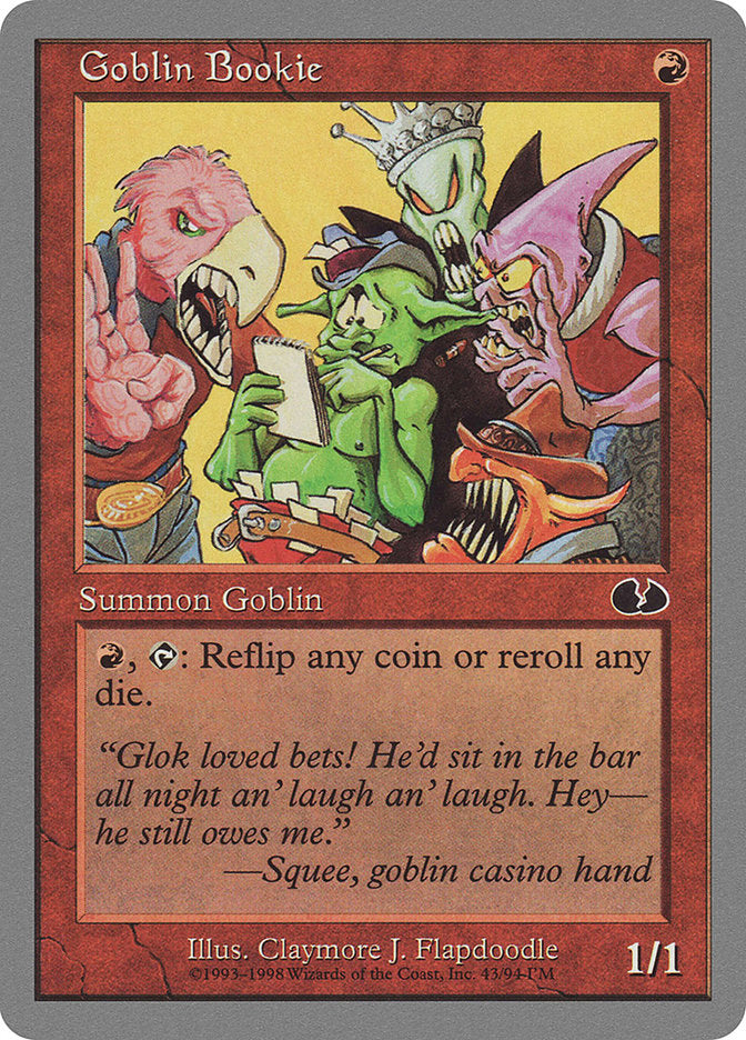 Goblin Bookie [Unglued] | Card Merchant Takapuna