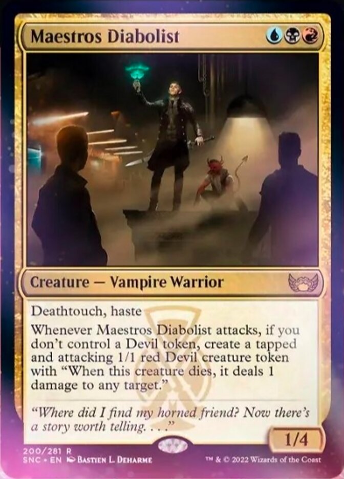 Maestros Diabolist [Streets of New Capenna] | Card Merchant Takapuna