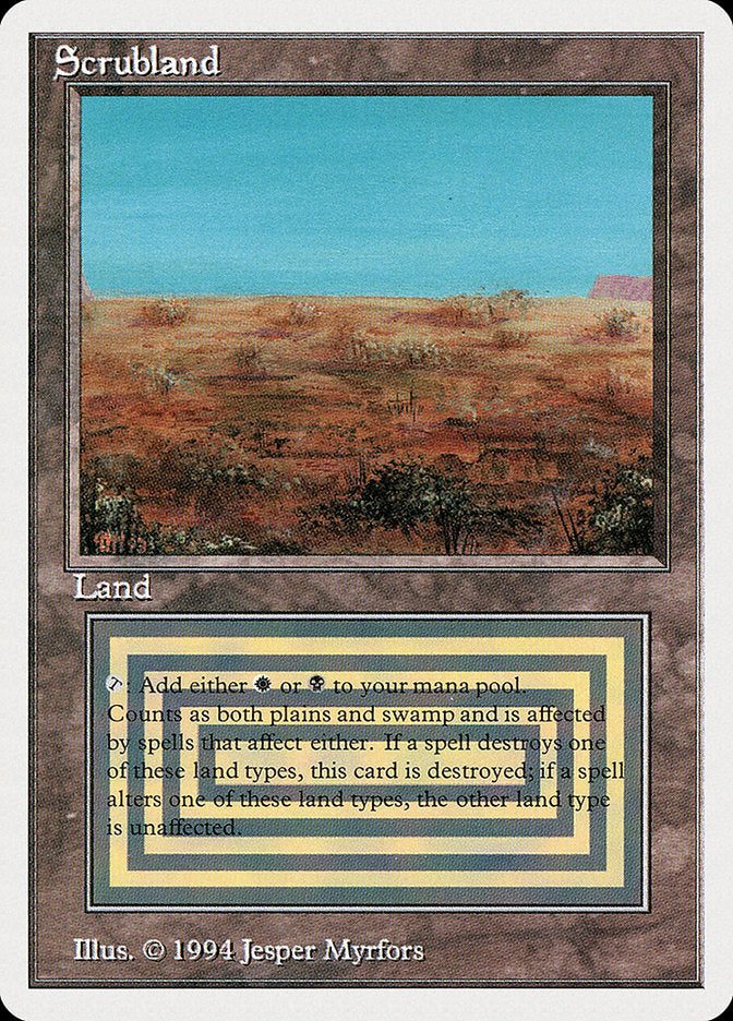 Scrubland [Summer Magic / Edgar] | Card Merchant Takapuna