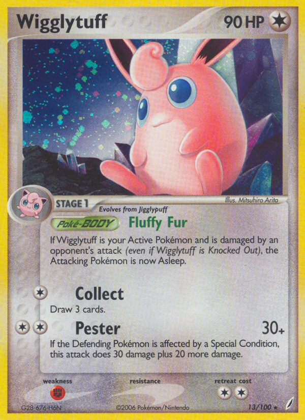 Wigglytuff (13/100) [EX: Crystal Guardians] | Card Merchant Takapuna