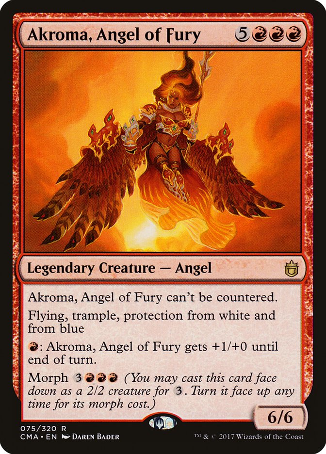 Akroma, Angel of Fury [Commander Anthology] | Card Merchant Takapuna