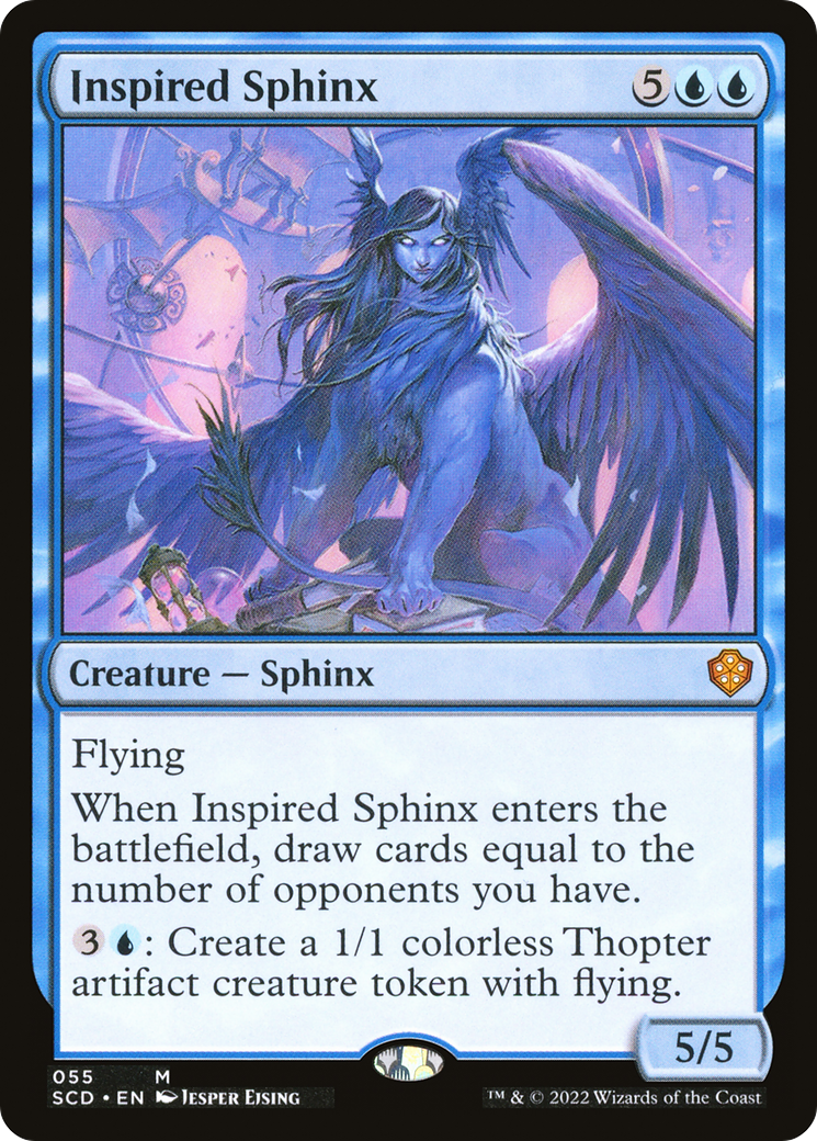 Inspired Sphinx [Starter Commander Decks] | Card Merchant Takapuna