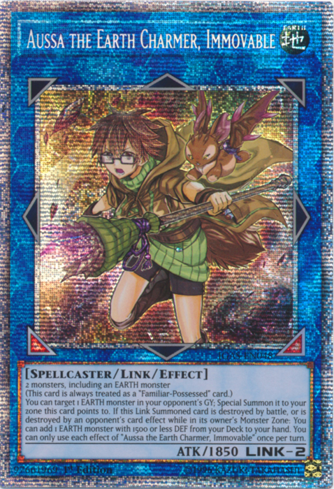 Aussa the Earth Charmer, Immovable [IGAS-EN048] Starlight Rare | Card Merchant Takapuna