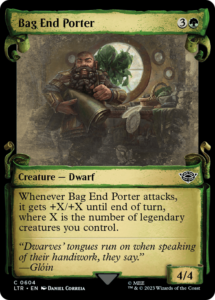 Bag End Porter [The Lord of the Rings: Tales of Middle-Earth Showcase Scrolls] | Card Merchant Takapuna