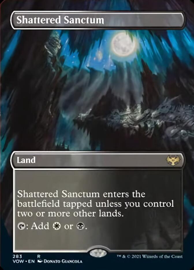 Shattered Sanctum (Borderless Alternate Art) [Innistrad: Crimson Vow] | Card Merchant Takapuna