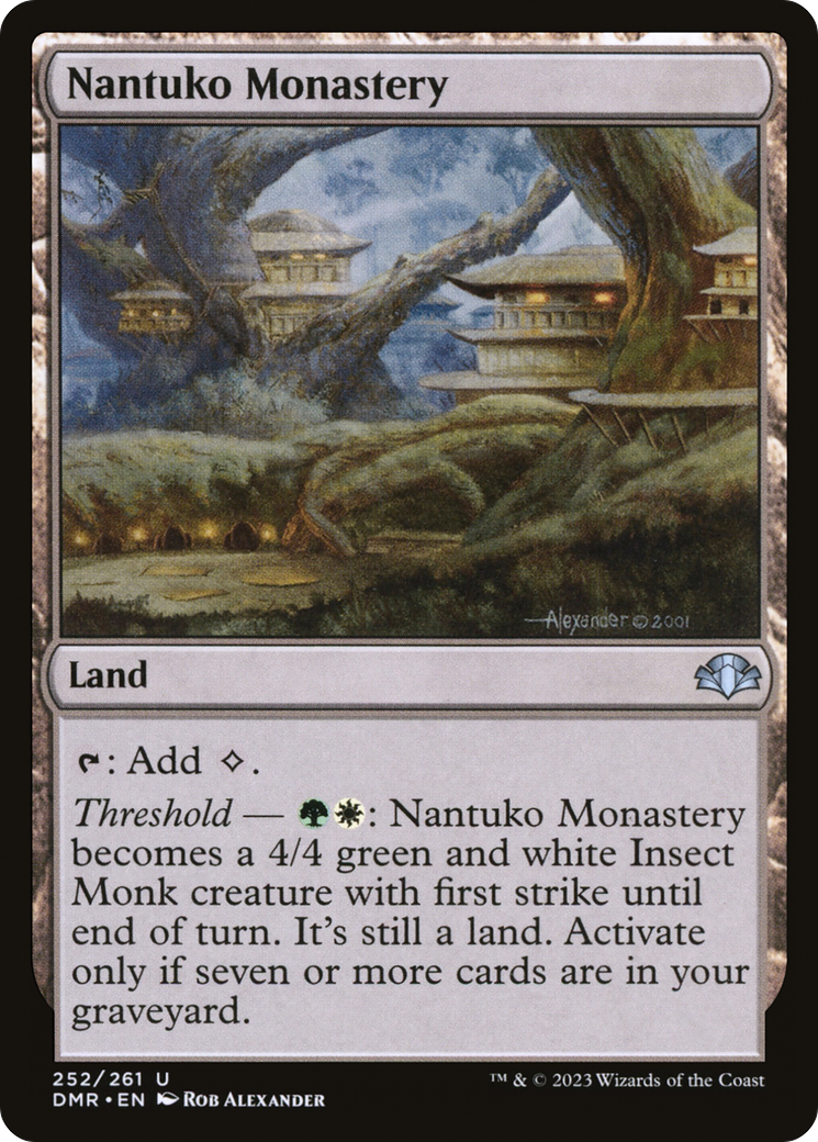 Nantuko Monastery [Dominaria Remastered] | Card Merchant Takapuna