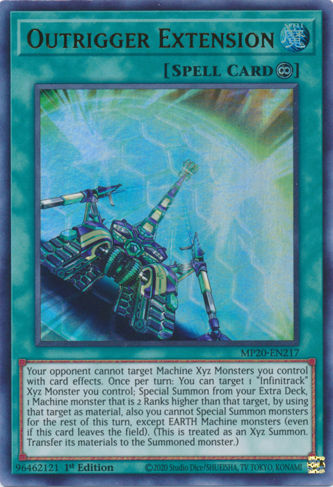 Outrigger Extension [MP20-EN217] Ultra Rare | Card Merchant Takapuna