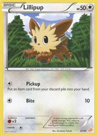 Lillipup (27/30) [Black & White: Trainer Kit - Excadrill] | Card Merchant Takapuna