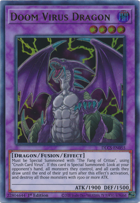 Doom Virus Dragon [DLCS-EN055] Ultra Rare | Card Merchant Takapuna