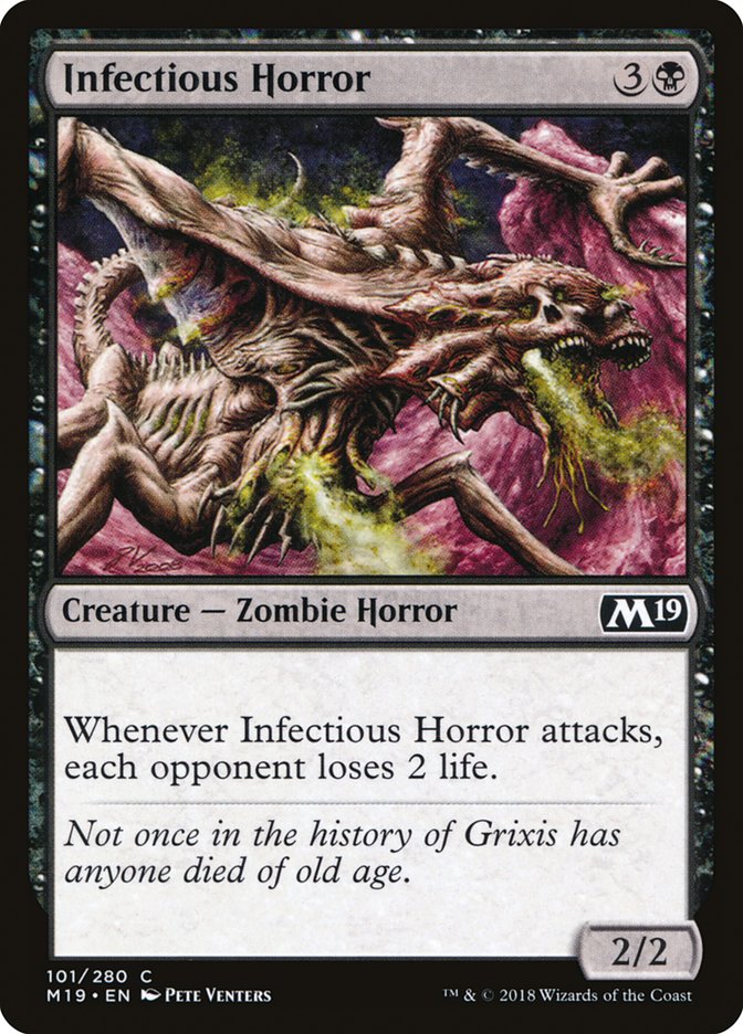 Infectious Horror [Core Set 2019] | Card Merchant Takapuna