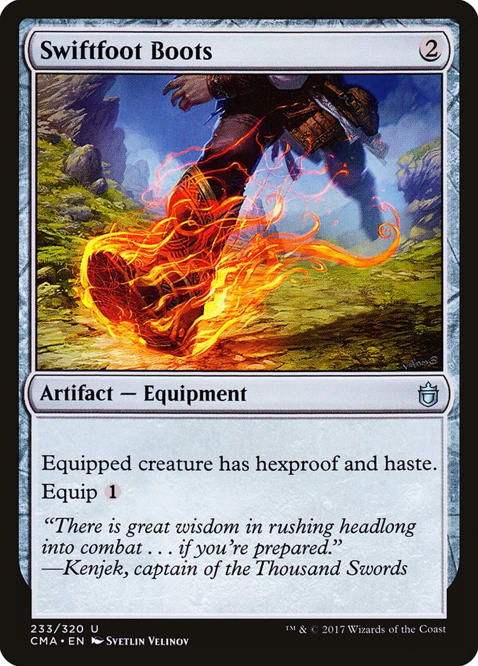 Swiftfoot Boots [Commander Anthology] | Card Merchant Takapuna