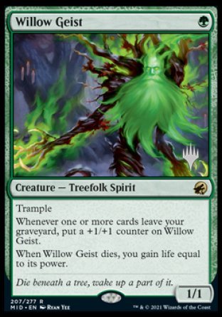 Willow Geist (Promo Pack) [Innistrad: Midnight Hunt Promos] | Card Merchant Takapuna