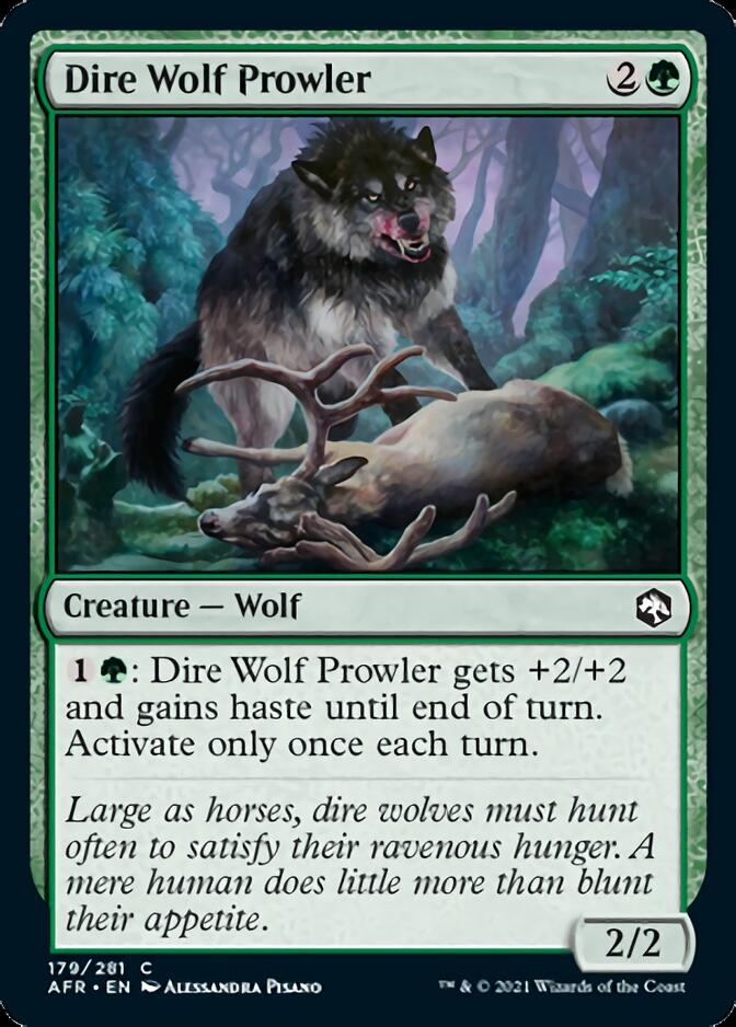 Dire Wolf Prowler [Dungeons & Dragons: Adventures in the Forgotten Realms] | Card Merchant Takapuna