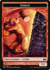 Dragon // Goblin Double-Sided Token [Ravnica Allegiance Guild Kit Tokens] | Card Merchant Takapuna