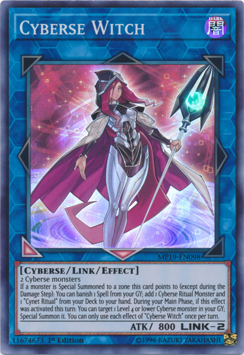 Cyberse Witch [MP19-EN098] Super Rare | Card Merchant Takapuna