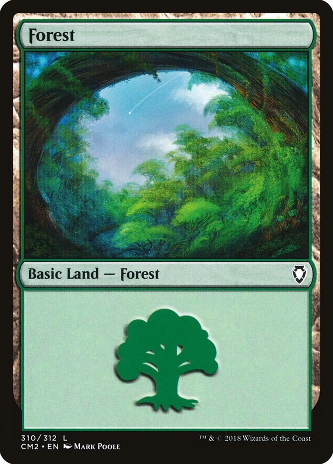 Forest (310) [Commander Anthology Volume II] | Card Merchant Takapuna