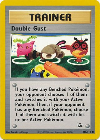 Double Gust (100/111) [Neo Genesis Unlimited] | Card Merchant Takapuna