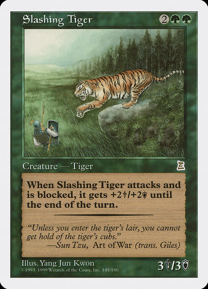 Slashing Tiger [Portal Three Kingdoms] | Card Merchant Takapuna