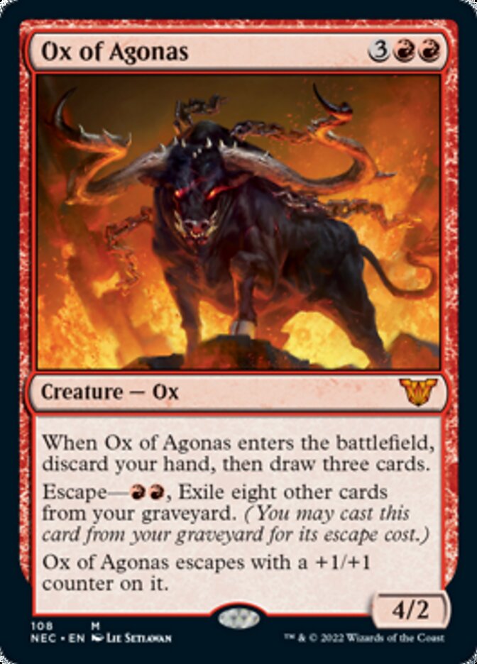 Ox of Agonas [Kamigawa: Neon Dynasty Commander] | Card Merchant Takapuna