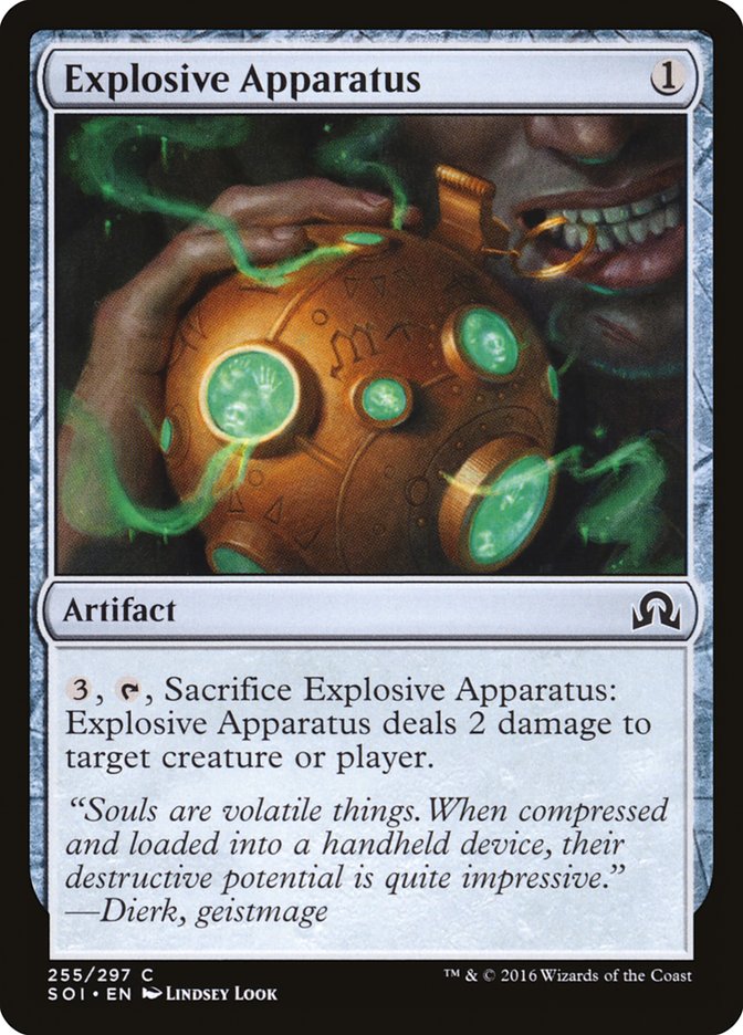 Explosive Apparatus [Shadows over Innistrad] | Card Merchant Takapuna