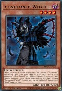 Condemned Witch [MAGO-EN129] Rare | Card Merchant Takapuna