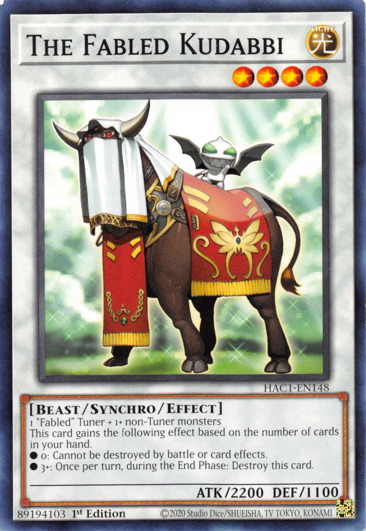 The Fabled Kudabbi [HAC1-EN148] Common | Card Merchant Takapuna