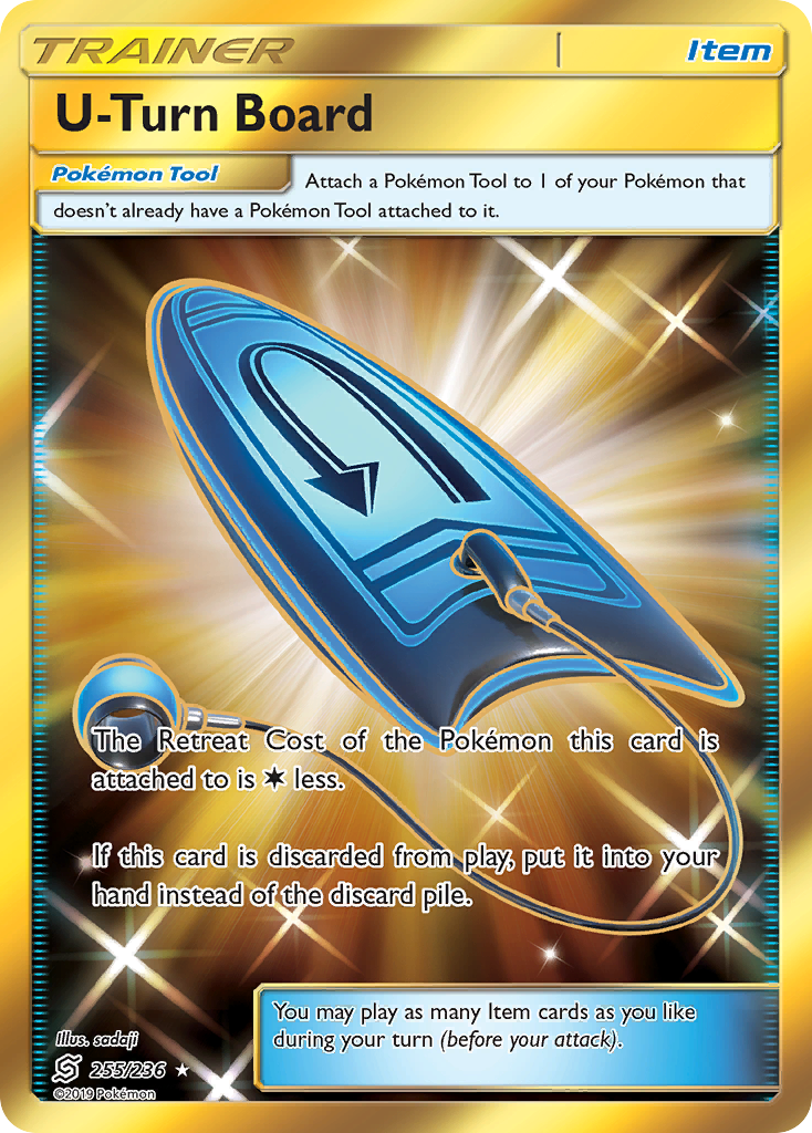 U-Turn Board (255/236) [Sun & Moon: Unified Minds] | Card Merchant Takapuna