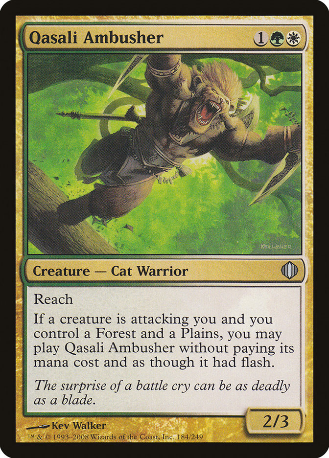 Qasali Ambusher [Shards of Alara] | Card Merchant Takapuna