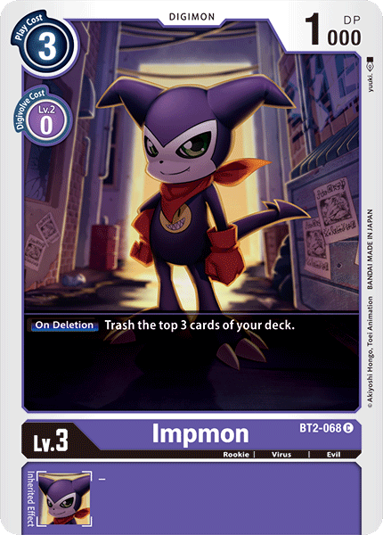 Impmon [BT2-068] [Release Special Booster Ver.1.0] | Card Merchant Takapuna