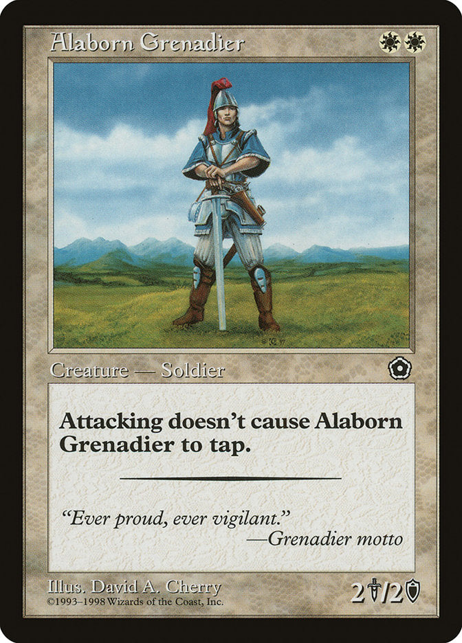 Alaborn Grenadier [Portal Second Age] | Card Merchant Takapuna