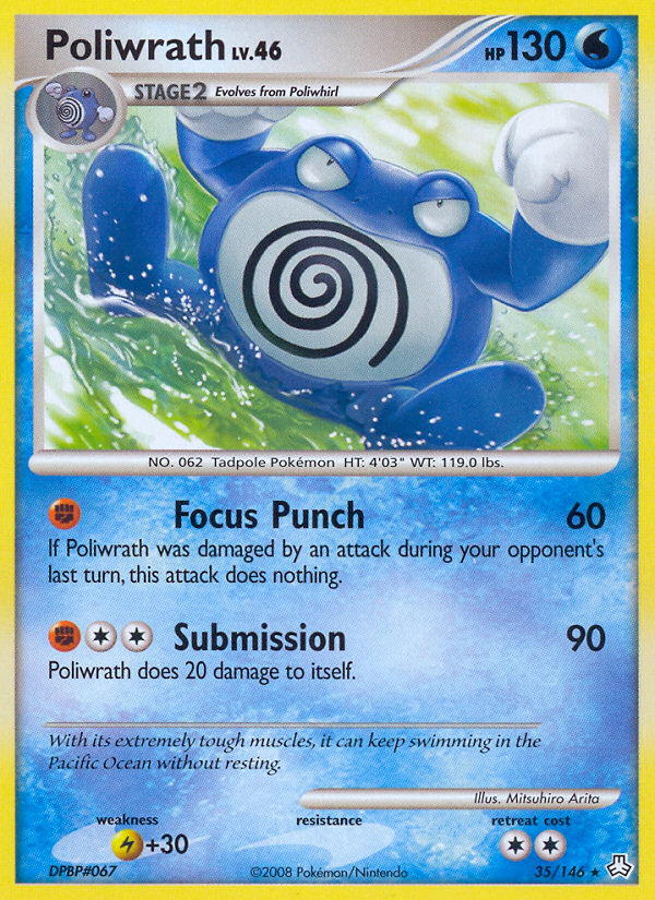 Poliwrath (35/146) [Diamond & Pearl: Legends Awakened] | Card Merchant Takapuna