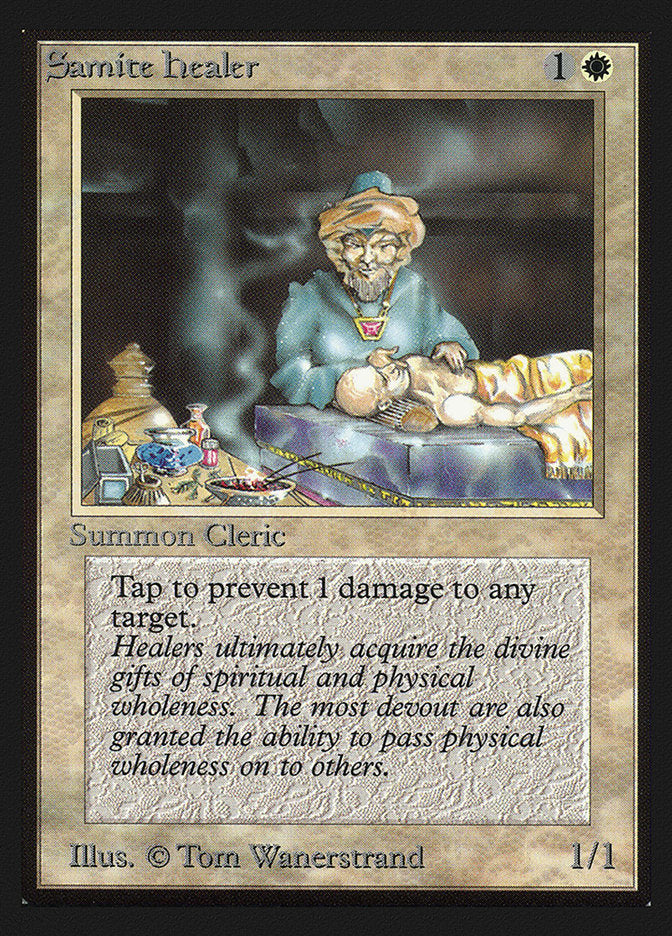 Samite Healer [International Collectors' Edition] | Card Merchant Takapuna