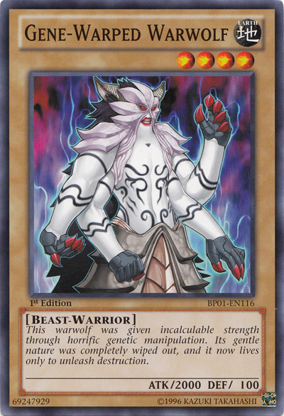 Gene-Warped Warwolf [BP01-EN116] Common | Card Merchant Takapuna