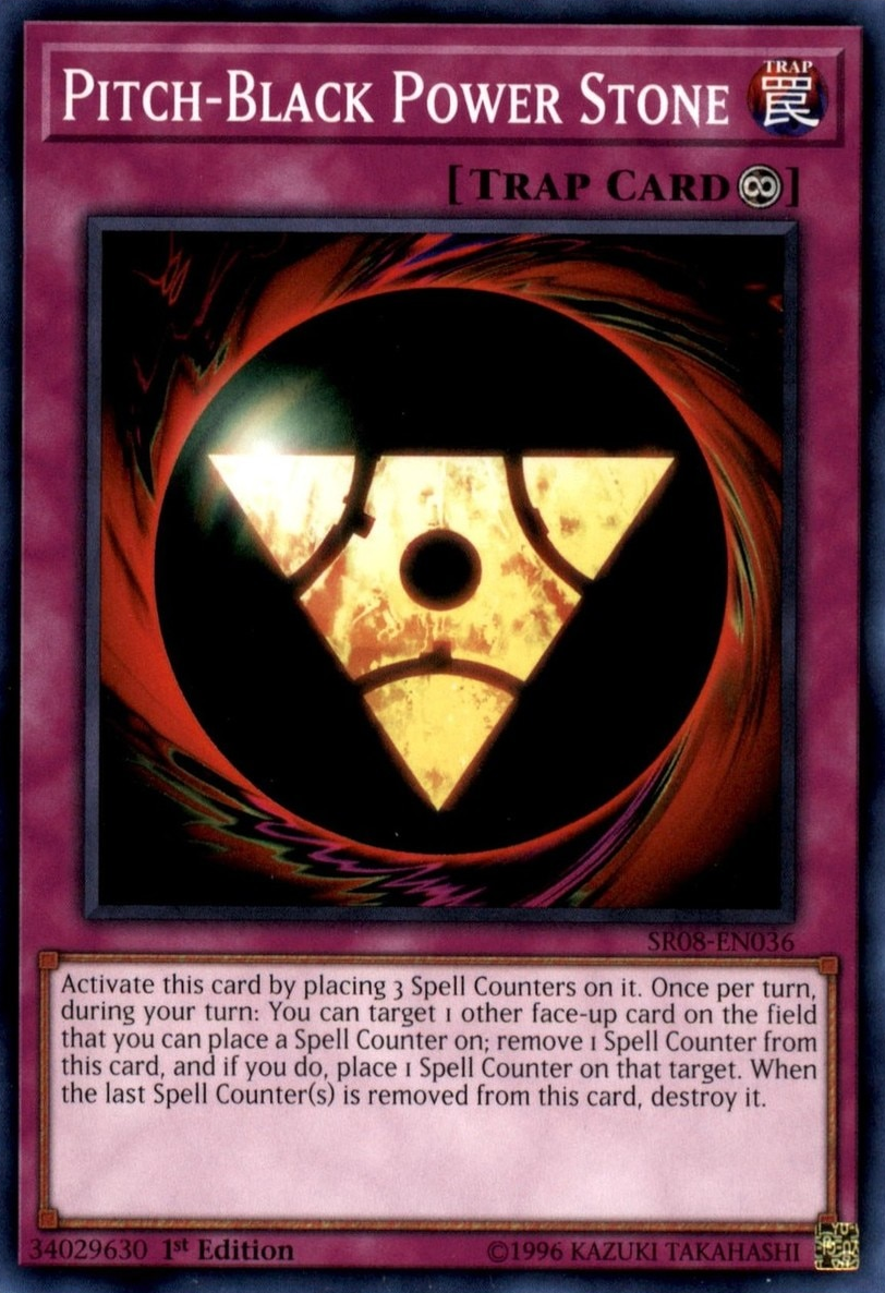 Pitch-Black Power Stone [SR08-EN036] Common | Card Merchant Takapuna