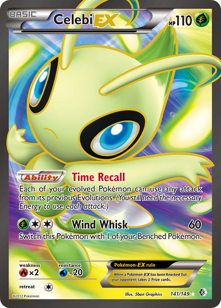 Celebi EX (141/149) [Black & White: Boundaries Crossed] | Card Merchant Takapuna