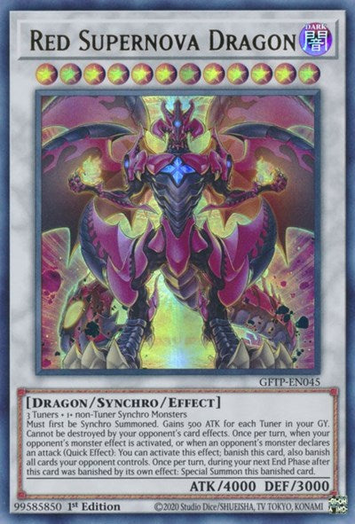 Red Supernova Dragon [GFTP-EN045] Ultra Rare | Card Merchant Takapuna