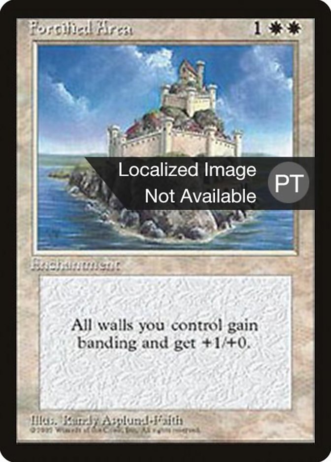 Fortified Area [Fourth Edition (Foreign Black Border)] | Card Merchant Takapuna