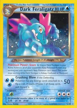 Dark Feraligatr (5/105) [Neo Destiny Unlimited] | Card Merchant Takapuna